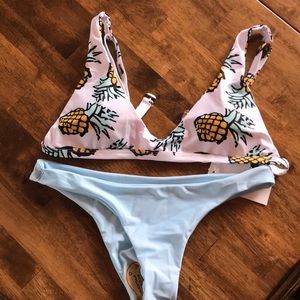 Zaful 2 piece bathing suit. Size large